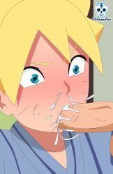 2boys alternate_costume big_penis blonde_hair blowjob blue_eyes blush boruto:_naruto_next_generations cheek_bulge chilaquiles climax cum cum_in_mouth cum_in_nose faceless_male gay kimono leaking_cum male male/male male_focus male_only multiple_boys naruto_(series) nose_blush official_alternate_costume penis penis_awe penis_in_mouth sucking_penis teen_boy teenage_boy teenager uzumaki_boruto yaoi yukata