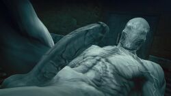 16:9 alien big_penis demon eyeless faceless_character faceless_male genitals ghost humanoid humanoid_genitalia humanoid_penis kashidingspot large_penis male monster muscular muscular_humanoid muscular_male not_furry outlast penis solo solo_male spirit walrider widescreen