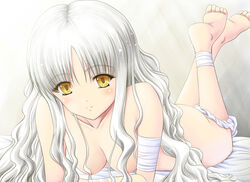 blush caren fate/stay_night fate_(series) panties underwear white_hair