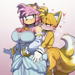 ai_generated amy_rose futa_on_female rule_63 sonic_(series) tailsko