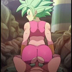 ass big_breasts big_butt big_penis bigass d-art dragon_ball dragon_ball_super female kefla kefla_(dragon_ball) male tagme video