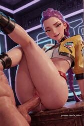 1boy 1boy1girl 1girls ai_generated animated animation arched ass female fit from_behind hi_res highres kpop_demon_hunters moaning moaning_in_pleasure naked nude penetration pussy rumi_(kpop_demon_hunters) sex straight tagme vagina video