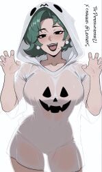 1girls brawl_stars breasts lola_(brawl_stars) looking_at_viewer solo white_background