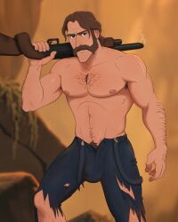 disney gay john_clayton solo solo_male tarzan's_father yaoi