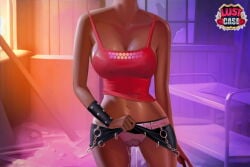 1girls abandoned_building after_orgasm after_sex after_vaginal athletic athletic_female bdsm_gear bdsm_outfit big_breasts broken_glass brown_skin cum cum_in_pussy cum_inside dress dress_lift dripping dripping_cum dripping_pussy female game_cg hooligapps lustcase orgasm pussy skinny skirt tight_clothing v2.lustcase white_body