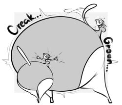 big_ass big_breasts breasts bubble_butt female furry huge_ass huge_breasts inflation monobutt puffster3 tagme thick_thighs wide_hips