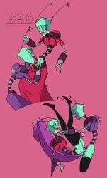 2020 2_fingers 2boys 2femboys alien alien_humanoid almighty_tallest_purple almighty_tallest_red anal anal_penetration anal_sex antennae_(anatomy) armwear aroused aroused_face aroused_male black_clothing black_legwear black_stockings blush blushing bodily_fluids clothed clothing clothing_aside clothing_lift crossdressing digital_drawing_(artwork) digital_media_(artwork) duo duo_focus erection fellatio femboy feminine_male fingers full-length_portrait furniture gay genital_fluids genitals girly hand_on_leg hand_on_thigh handwear hi_res humanoid ineffective_clothing invader_zim irken legwear lewdofdoom lidded_eyes lingerie long_fingers long_legs looking_at_another looking_at_partner looking_down looking_down_at_another looking_down_at_partner looking_up looking_up_at_another looking_up_at_partner male male/male male_only narrowed_eyes nickelodeon on_back on_table oral oral_sex pak panting partially_clothed partially_clothed_male penile penis pink_background portrait precum public public_sex purple_eyes purple_penis red_eyes red_penis saliva sex simple_background slim slim_male small_waist standing stockings sweat sweatdrop sweating table table_sex the_almighty_tallest thighhighs tongue tongue_around_penis tongue_out tongue_wrap unusual_anatomy unusual_tongue