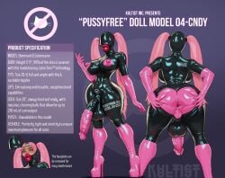 1futa anus big_breasts big_butt big_lips big_lips_no_eyes big_penis bimbo bimbo_lips bimbofication curvaceous curvy curvy_figure dickgirl drone dronification futa_sans_pussy futanari kultist latex latex_skinsuit platform_heels pussyfree spread_ass twintails