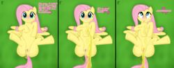 dialogue female fluttershy_(mlp) friendship_is_magic grass my_little_pony peeing peeing_on_pussy straight_hair tagme urine watersports