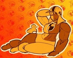 1girls crash_dummy duck featureless_breasts featureless_crotch muscular muscular_female naked naked_female nude nude_female pwned_by_14:00 redraw redrawn remastered robot robot_girl robot_humanoid