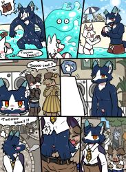1boy anthro balls beach female furry laundromat luzenith_lawchi male nude penis
