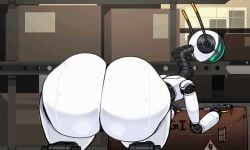 1girls anthro big_ass big_butt bottom_heavy bubble_ass bubble_butt female female_only huge_ass looking_at_viewer looking_back oc original robot robot_girl tagme teatimetrin twerking v0r-bot_(teatimetrin) video