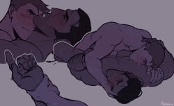 anal anal_sex arm_hair artist_request blush freckles gay gay_sex missionary missionary_position missionary_sex nipple_suck nude passionate passionate_sex size_difference small_dom_big_sub smaller_penetrating_bigger sucking_nipples team_fortress_2 yaoi younger_dom_older_sub
