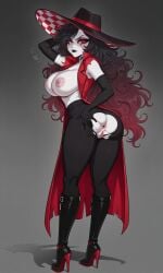 ai ai_generated anus ass hazbin_hotel hellaverse hentai hetero milf multiple_girls nsfw nude_female pixai pussy roo_(hazbin_hotel)