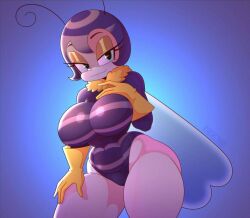 acecraft anonymous_artist black_hair blue_eyes butterfly pris pris(acecraft) sexy_body