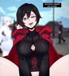 animated animation jrpuls3 ruby_rose rwby segal03 tagme video weiss_schnee
