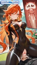 1boy 1girls 2026 ai_assisted ai_generated anime cervix clothed_sex cock cross-section cum cum_in_pussy dick earrings ejaculation female_genitalia genitals genshin_impact girl_on_top hetero hi_res high_quality high_resolution highres internal_cumshot jewelry long_hair love_making mavuika_(genshin_impact) orange_hair overflow patreon patreon_username penetration penis pussy sex sexual_intercourse skypassion smile stable_diffusion torn_clothes uncensored uncensored_pussy uncensored_vagina uterus vaginal watermark