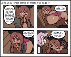 1girls 2boys cuckold cuckolding female hasselnut male ntr pirate wolfgang_bang