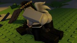 angel angel_wings animated breasts_out halo low_framerate open_mouth riding roblox robloxian sound tagme totallynotvendy vendy_naut video