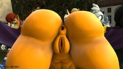 blowjob grey-yordle public_nudity public_sex pussy_lips rouge_the_bat shadow_the_hedgehog
