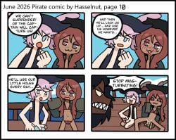 1girls 2boys female hasselnut male ntr pirate wolfgang_bang