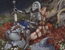 1boy 1girls 2girls alien_girl arms_behind_back arms_tied arms_tied_to_legs balls ballsack blowjob blowjob_only bound bound_and_gagged breasts breasts_out closed_eyes dc dc_comics deepthroat deepthroat_no_hands detailed_background dress elden_ring feet feet_up fellatio fellatio_domination femsub fully_bound gag gagged gagged_female hand_on_head hand_on_head_blowjob head_grab knight legs legs_up long_hair magical_girl malenia_blade_of_miquella multiple_arms nipples nude nude_female oral oral_sex parody prosthetic ranni_the_witch raven_(dc) red_hair saneperson scarlet_rot sitting_on_person starfire submissive submissive_female sword tarnished tarnished_(elden_ring) tied_legs tied_up
