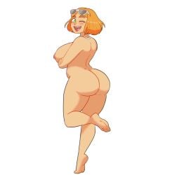 1girls ass barefoot bobcheez breasts female nude pinup pose tagme