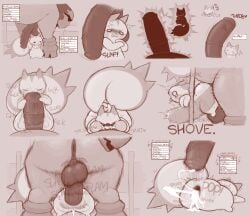 after_sex anal anal_sex animal_genitalia animal_penis anthro anus ass balls big_balls big_dom_small_sub big_penis big_tail bodily_fluids buckteeth character_name cheek_spots cockslap crying cum cum_in_ass cum_in_vagina cum_inside dominant duo electricity equid equine equine_genitalia equine_penis erection fellatio female fence feral forced gameplay_mechanics gaping gaping_anus generation_4_pokemon generation_7_pokemon genital_fluids genitals glk hi_res horse leaking_cum leaking_vagina level_difference level_drain level_up looking_at_viewer male male/female mammal monochrome mudsdale nintendo open_mouth oral pachirisu penetration penile penis pokemon pokemon_(species) precum pregnant puffed_cheeks pussy questionable_consent sex size_difference sketch_page slap tail tears teeth text throbbing type_advantage vaginal_penetration vein veiny_penis vulva zlut385