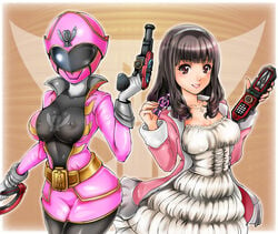 ahim ahim_(gokaiger) ahim_de_famille breasts kaizoku_sentai_gokaiger large_breasts nipples princess see-through sheer super_sentai