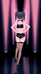 1girls 3d 4k 9:16 acrylic_heels animated ass ass_shake black_choker black_fingernails black_fishnet_legwear black_fishnet_stockings black_fishnets black_heels black_high_heels black_hotpants black_shorts black_stockings black_thong black_topwear breast_jiggle breasts choker dark_hair denim_shorts female female_focus female_only fishnet_legwear fishnet_stockings fishnets hair_ribbon hands_on_hips heels high_heels high_leg_thong hip_sway hotpants kksallyear koikatsu light-skinned_female longer_than_10_seconds looking_at_viewer loop looping_animation loose_top love_live! love_live!_school_idol_project no_bra_under_clothes open_shorts platform_heels red_eyes red_ribbon ribbon short_hair short_pants shorter_than_30_seconds shorts small_breasts small_top smiling smiling_at_viewer smirking smirking_at_viewer sound stockings tagme thong thong_panties tight_ass topwear twintails vertical_video video walk_cycle walking walking_away walking_towards_viewer walkway wink winking winking_at_viewer yazawa_nico