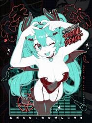 hatsune miku from halloween by thenudeanator