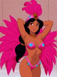 princess jasmine from aladdin by airetromonger