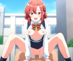 1girls ai_generated breasts censored kino_himari sasayaku_you_ni_koi_wo_utau tagme