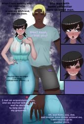 dark-skinned_male dark_skin dialogue english_text female interracial komi-san_wa_komyushou_desu light-skinned_female light_skin male male/female milf mommy ntr