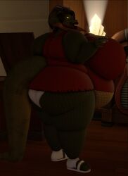 3d bbw big_ass big_breasts breasts bubble_butt cleavage female huge_ass huge_breasts kingofthekabuto overweight queenofthekabuto tagme thick_thighs wide_hips