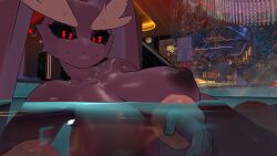 anthro big_breasts breasts lopunny nipples pokemon pokemon_(species) vrchat vrchat_avatar vrchat_model