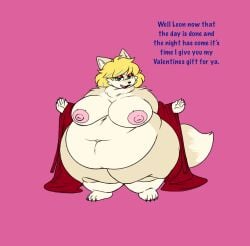 bbw big_breasts breasts cleavage female frisk_lk furry huge_breasts morbidly_obese nipples overweight thick_thighs wide_hips