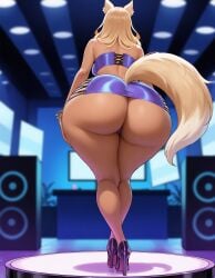 1girls ai_generated ass big_ass big_butt bubble_butt curvy curvy_body curvy_female curvy_figure dark-skinned_female dark_skin fat_ass fate_(series) female female_only floox from_behind huge_ass large_ass suzuka_gozen_(fate) voluptuous voluptuous_female wide_hips