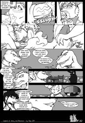 anthro canine comic dialogue digimon female fox fur furry jenny legend_of_jenny_and_renamon oral_sex page_30 penetration penis renamon sex vaginal_penetration yawg