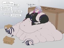 1girls ass_bigger_than_breasts ass_bigger_than_head ass_expansion bare_legs bare_shoulders bare_thighs barefoot belly_expansion belly_fat belly_overhang big_breasts bottom_heavy bottomless_female briar_(league_of_legends) casualmuffin enormous_ass fat_arms fat_face fat_female fat_folds fat_rolls fat_thighs huge_ass lard_ass league_of_legends long_fingernails morbidly_obese_female obese_female sitting_on_floor sleeping solo_female