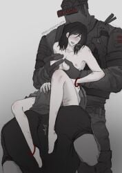 1girl2boys 2boys1girl anon anonymous_female bite_mark bite_marks bruise bruises call_of_duty call_of_duty_modern_warfare_2_(2022) cunnilingus eating_pussy grabbing_another's_breast grabbing_from_behind grope groping groping_breast groping_breasts groping_from_behind hickey hickey_marks könig konig medium_breasts neutersturm oral oral_sex sandwich_position sandwiched selfcest threesome