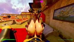 3d_animation big_ass big_breasts big_butt big_penis deathclaw fallout horns male_pov monster_girl multiple_positions pov tagme video video_games