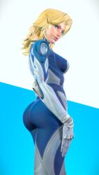 3d 3d_(artwork) ass ass_view big_ass big_butt blonde_female blonde_hair clothed female female_only invisible_woman invisible_woman_(marvel_rivals) jarversfm looking_at_viewer marvel marvel_rivals posing posing_for_the_viewer source_filmmaker sue_storm thighs