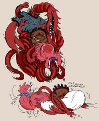 1boy body_horror bound decapitated_head dinoburger gore guro infestation look_outside male male_only monster mutant neck_penetration nestor_(look_outside) oviposition_denial parasite self_fuck severed_head skull_fucking teratophilia worms