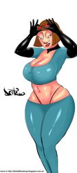 1girls cameltoe cleavage curvy danny_phantom delta26 erect_nipples female glasses goggles huge_areolae huge_ass huge_breasts madeline_fenton milf nickelodeon puffy_nipples red_lipstick short_hair thick_lips voluptuous wide_hips