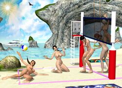 3d casual crossover doppelganger doppelganger_(tomb_raider) female female_only final_fantasy final_fantasy_xiii garry's_mod human kasza2 lara_croft lara_croft_(l.a.u.) multiple_females nudist oerba_dia_vanille pale_skin tomb_raider xnalara