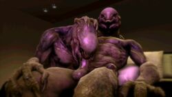 3d abs animated balls biceps erection fellatio gay halo_(series) ictonica long_penis male/male male_sangheili_(halo) moaning muscular muscular_male nipples obliques oral pecs sangheili serratus_anterior sfm sound tagme teeth triceps veiny video yellow_eyes