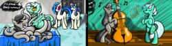 blue_hair bonbon_(mlp) earth_pony equine female friendship_is_magic fur grayscalerain horse lyra_heartstrings_(mlp) my_little_pony octavia_melody pony straight_hair unicorn vinyl_scratch_(mlp) what