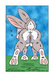 2012 breasts cap_(artist) female lagomorph marc_schnakenberg nipples rabbit