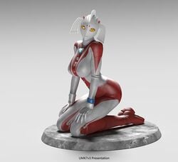 3d alien alien_girl big_breasts hourglass_figure mother_of_ultra pinup solo solo_female tagme ultraman_(franchise) umk